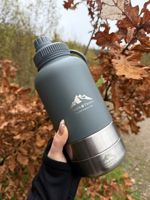 Fido's Trails 3-in-1 Water Bottle 1 Litre For Dogs & Owners
