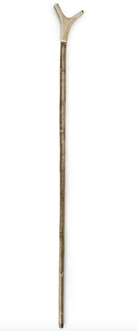 Horn Tipped Walking Stick