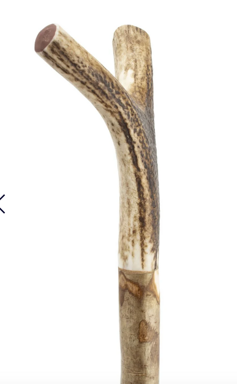 Horn Tipped Walking Stick