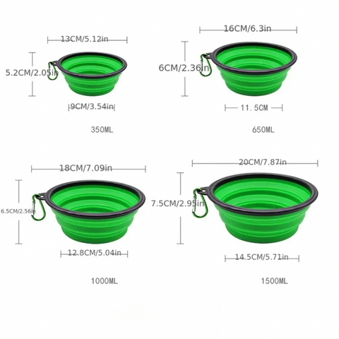 Collapsible Travel Water/Feed Bowl
