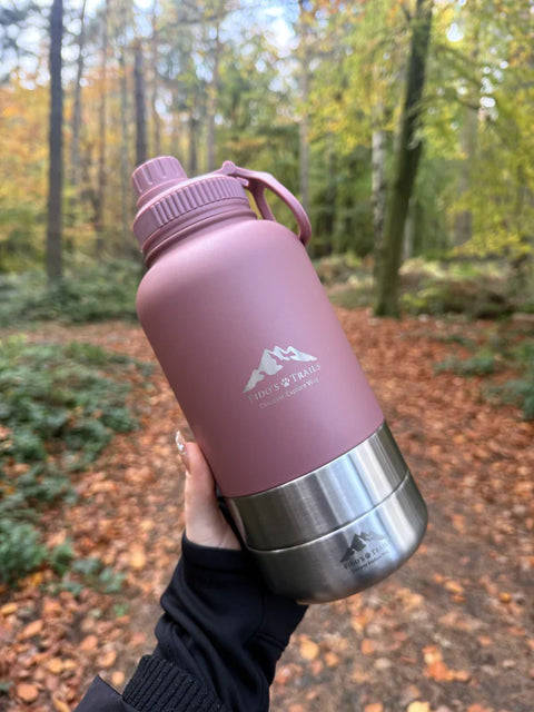 Fido's Trails 3-in-1 Water Bottle 1 Litre For Dogs & Owners