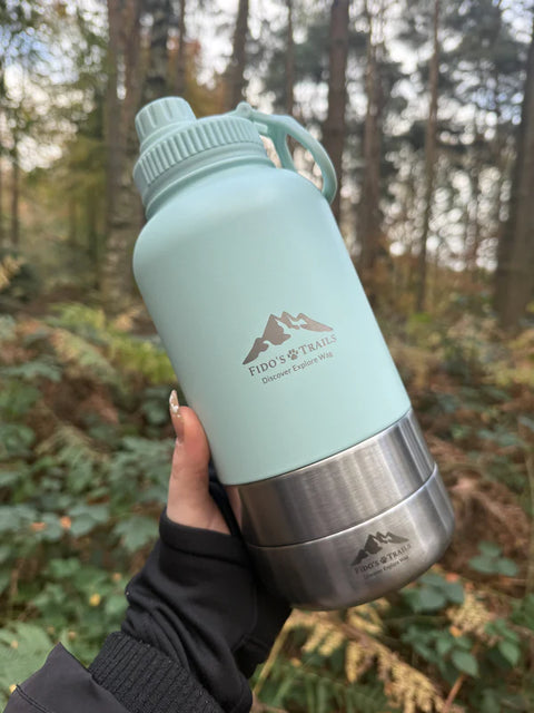Fido's Trails 3-in-1 Water Bottle 1 Litre For Dogs & Owners