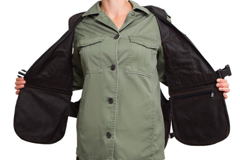 Firedog Hunter Air Vest Brown Waxed