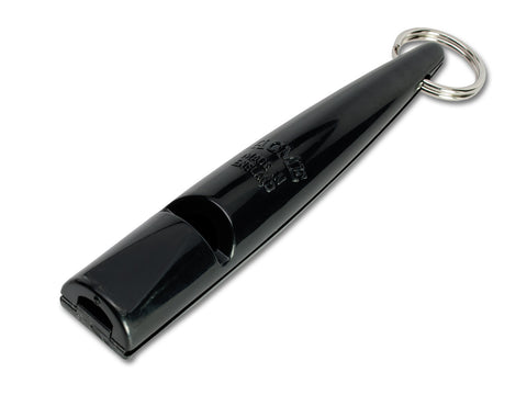 A black 210 Acme dog whistle for gun dogs