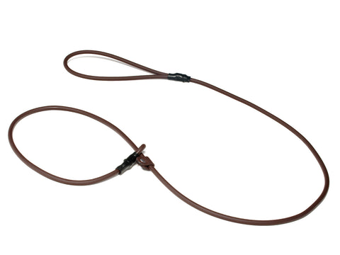 brown Moxon slip gundog lead