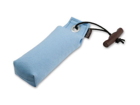 sky blue canvas pocket dog dummy