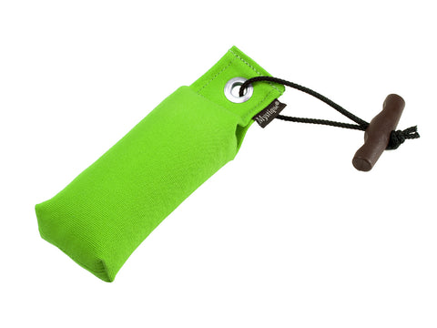 lime canvas pocket dog dummy