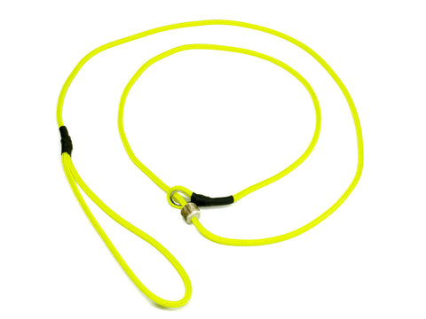 neon yellow German Field Trial Moxon gundog lead