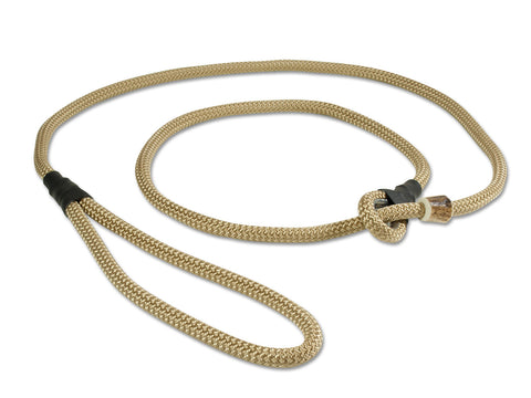 beige 8mm German Field Trial Moxon gundog lead