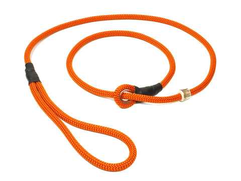 orange 8mm German Field Trial Moxon gundog lead