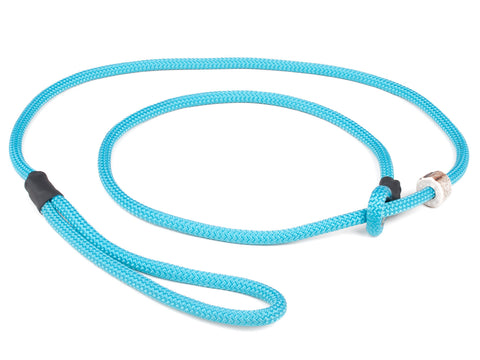 sky blue 8mm German Field Trial Moxon gundog lead