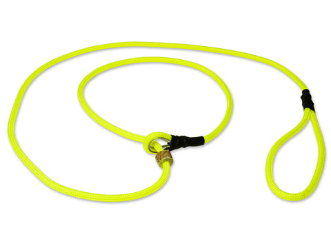 neon yellow 6mm German Field Trial Moxon gundog lead