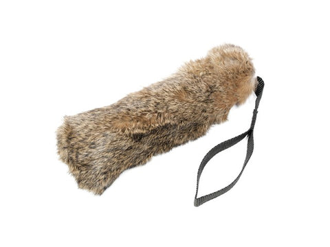 full rabbit fur training dummy