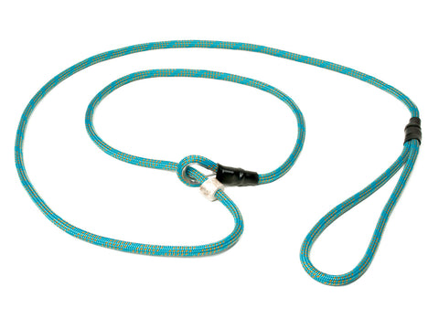 turquoise patterned 6mm German Field Trial Moxon gundog lead