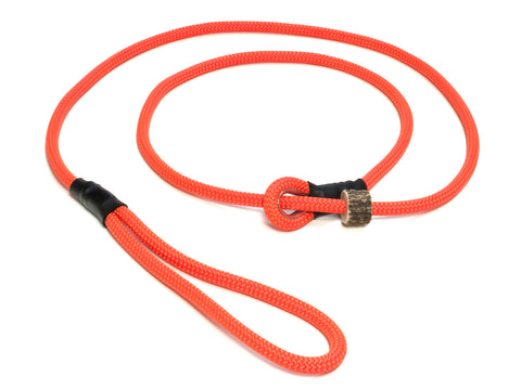 neon orange 8mm German Field Trial Moxon gundog lead