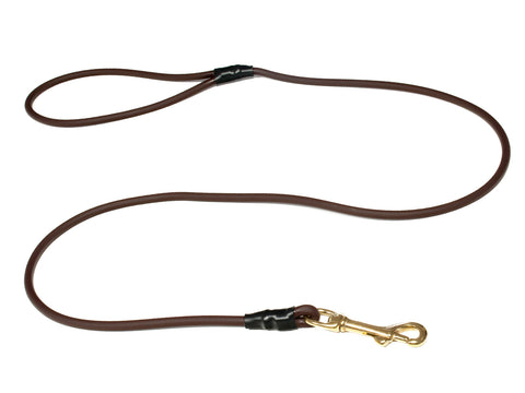 A brown dog gun leash for sale at Muntjac Trading