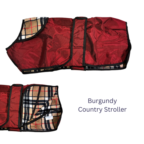 The Country Stroller Fleece Lined Dog Coat - End of Line