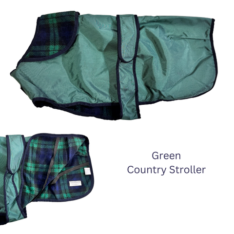 The Country Stroller Fleece Lined Dog Coat - End of Line