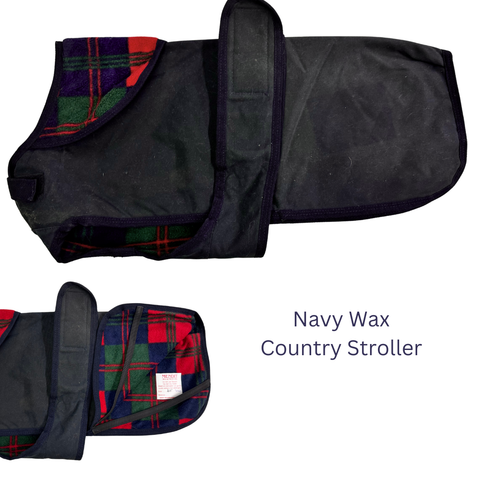 The Country Stroller Fleece Lined Dog Coat - End of Line