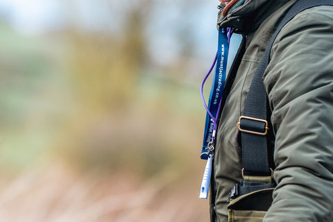 Muntjac Branded Navy Lanyard