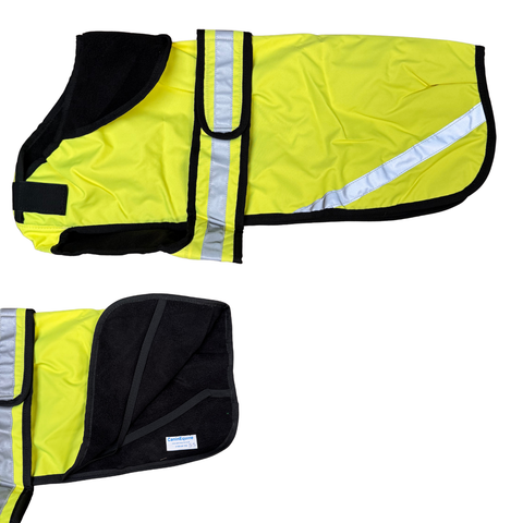 Night Saver Fleece Lined Reflective Dog Coat - End of Line