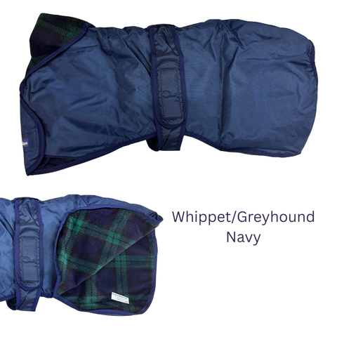 Whippet/Greyhound Country Stroller Fleece Lined Coat - End of Line