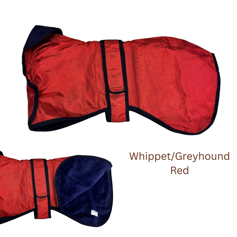 Whippet/Greyhound Country Stroller Fleece Lined Coat - End of Line