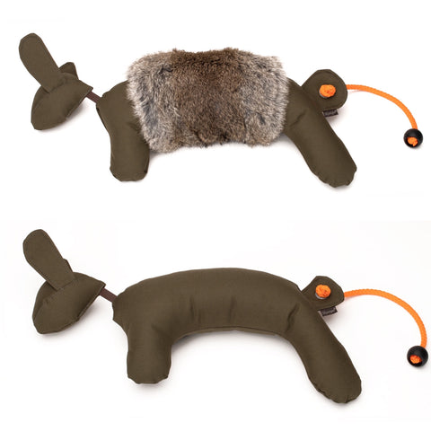 Two gun dog rabbit dummies for sale UK at Muntjac Trading
