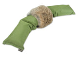 3 part green dummy with fur