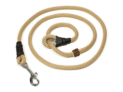 Beige German field trial hunting lead