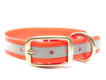 orange reflective dog collar