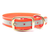 orange reflective dog collar