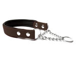brown Mystique nylon dog collar
