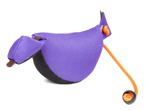 purple Chuck A Duc bird dummy