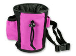 pink/black treat bag for dog training