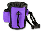 black/purple treat bag for dog training