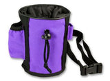 black/purple treat bag for dog training