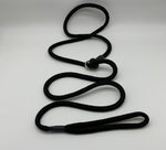 black braided slip head collar lead