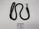 black rope clip gundog lead