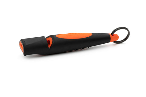 A black and orange Acme 211.5 dog whistle for sale online at Muntjac Trading