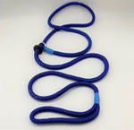 blue braided slip head collar lead