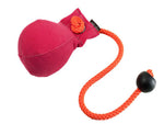 pink Canvas dummy ball for dog training