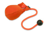 orange Canvas dummy ball for dog training