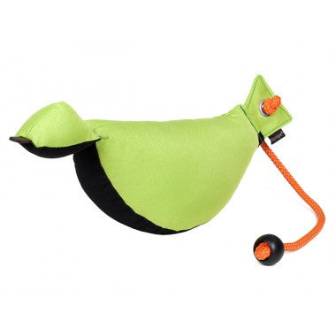 Chuck a duck dog toy top
