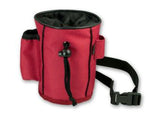 dark red treat bag for dog training