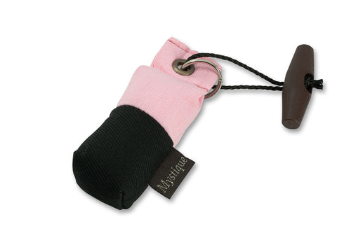 pink/black keyring dog dummy