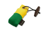 yellow/green keyring dog dummy