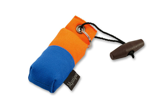 blue/orange keyring dog dummy