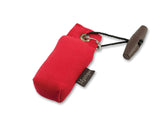 red keyring dog dummy