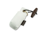 white keyring dog dummy